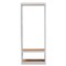 Baxton Studio Elton White Finished Metal 3-Shelf Free-Standing Closet Organizer 172-10789 - alternate 3